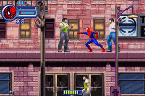 Spiderman & Spiderman 2 screenshot 3 for GameBoy Advance